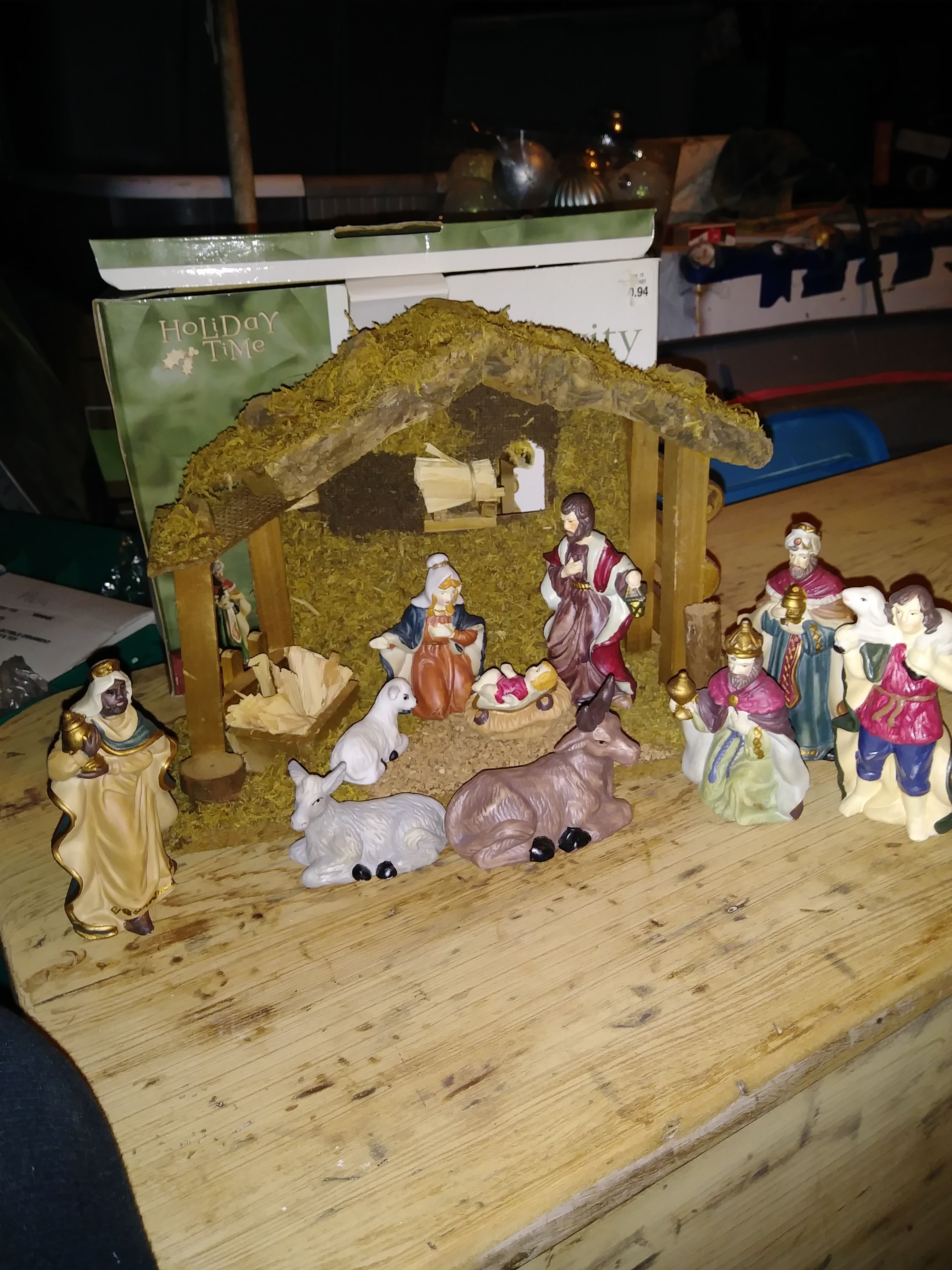 Xmas decorations all very beautiful and are anywhere from $1 -$20