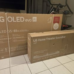 Brand NEW 65" OLED G5 and S90TR SOUNDBAR 
