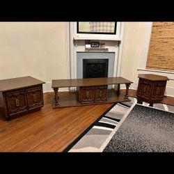 Coffee Table 2 End Tables