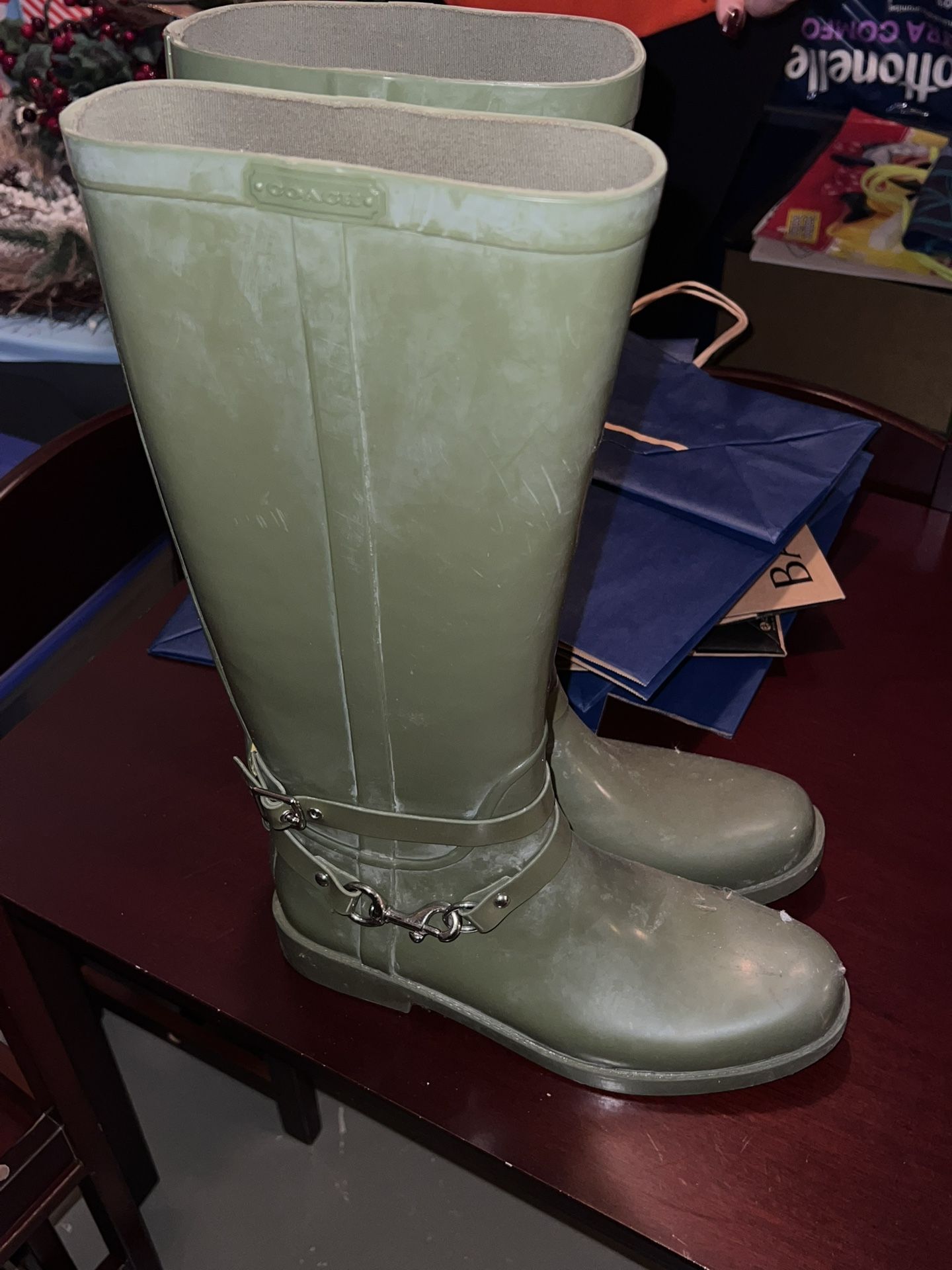 Coach Rain Boots Women’s Size 11