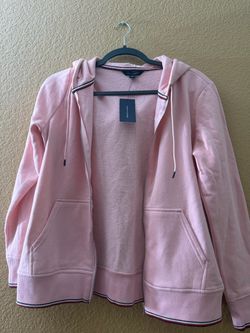 Tommy Hilfiger Pink Zip-Up Hoodie