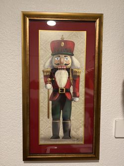 Christmas Nutcracker Framed Art
