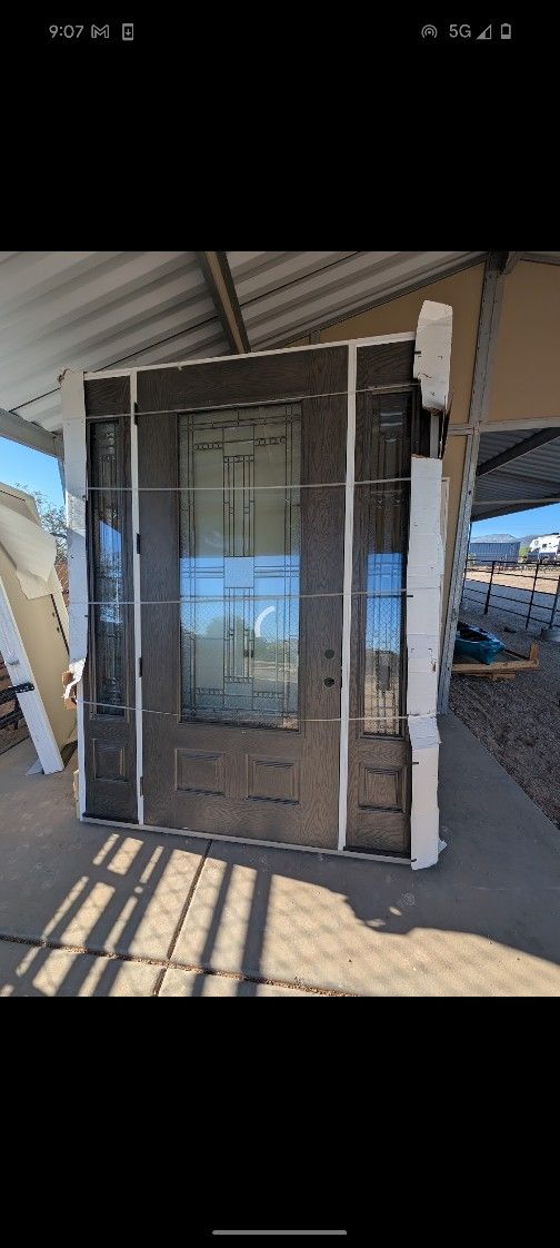72×98 feather river front door