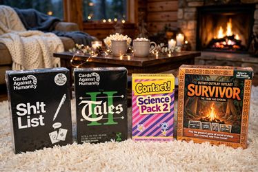 4 Factory Sealed Party Games Lot – Brand New! Cards against humanity, survivor