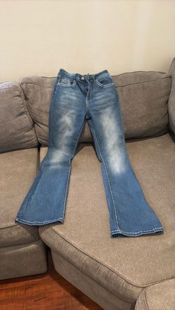 Women's Blue Flare Jeans