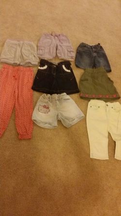 6T and 7T girls shorts