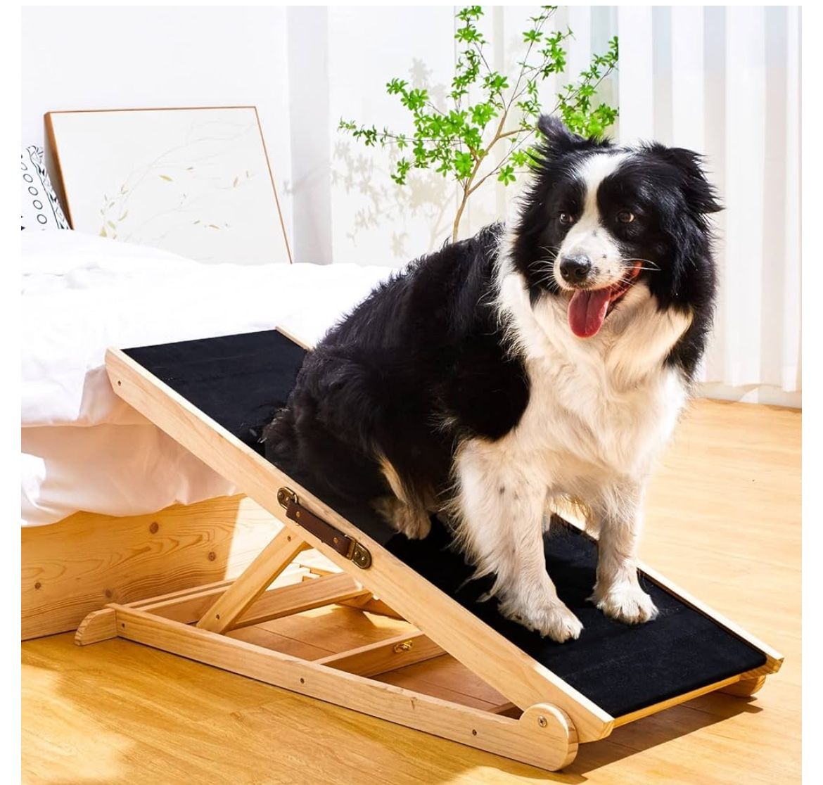 Dog Ramp Wood Adjustable