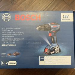 New 18V Bosch Hammer Drill Kit