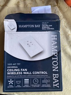 NEW Boxed universal, wireless ceiling fan controller.