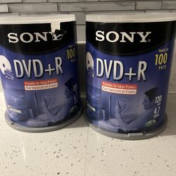 SONY brand DVD + R 4.7GB - Quantity 200 NEW