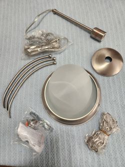 Nuvo Frosted Over The Sink Hanging Lamp. #60-394