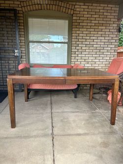 Rectangular  Wood  Table .