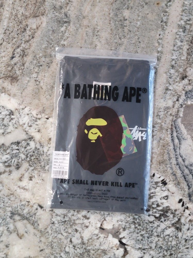 Bape X Stussy T Shirt Medium