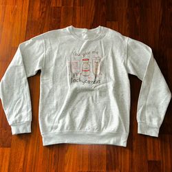 Jerzees NuBlend “You Give Me Tachycardia” Women’s Sweatshirt Size Small