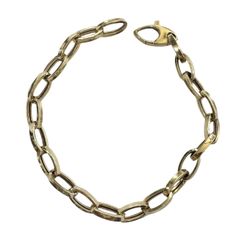 18kt Gold Chain Bracelet 8 Inch
