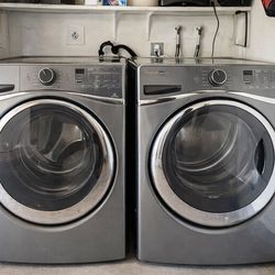 Whirlpool Duet Washer & Dryer Set – Front Load, Steam, Works Great