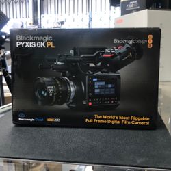 Blackmagic Pyxis 6K Cinema Camera FF PL Mount 