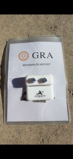 Moissanite earrings