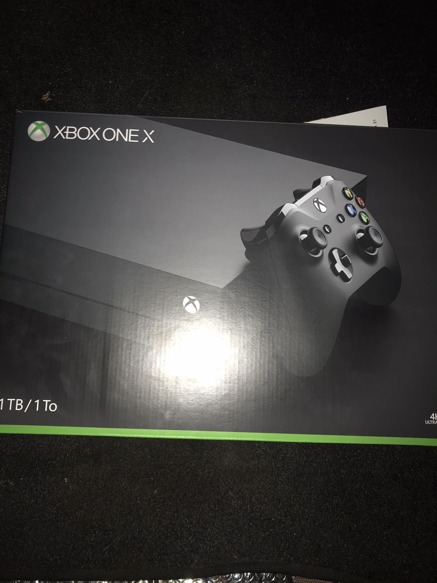 Xbox one x 1TB