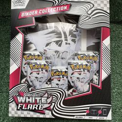 White Flare Binder collection Pokemon 