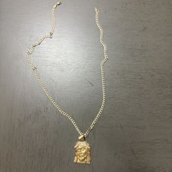 14k Gold Chain And Pendant 