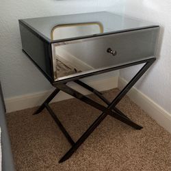 Set Of Two Tables Wayfair Nyasha Mirror Side Tables