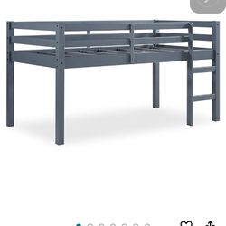 Grey Low Loft Twin Size Bed Frame Like New Condition 