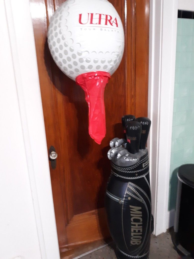 VINTAGE-ISH MICHELOB ADVERTISING INFLATABLES