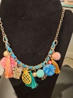 Tropical Charm Statement Necklace