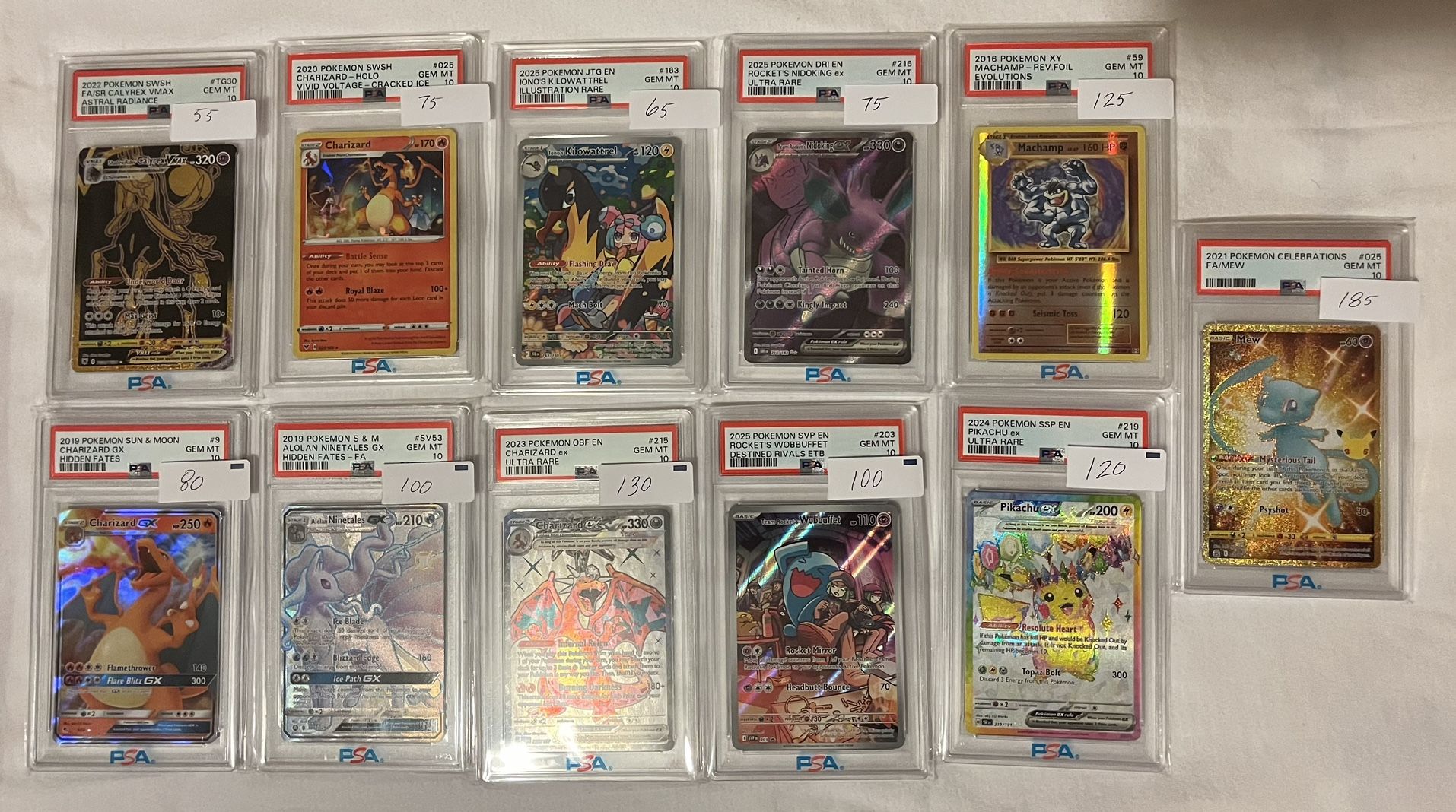 PSA 10 Graded Cards