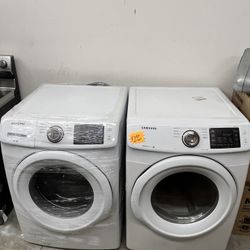 SAMSUNG FRONT LOAD WASHER AND DRYER