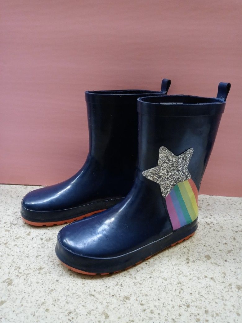 Girls Rubber Boots Size 13-1 Navy Blue. Must Pick Up. Deer Valley And 67th Avenue 85310