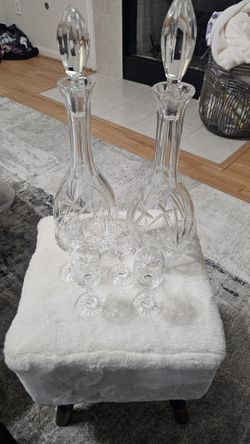 Crystal Wine Set O.B.O