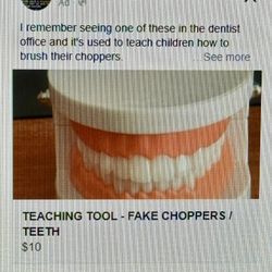 Teaching Tool W/ Toothbrush (NEW)