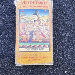 Very RareTarot Cards.   Ukiyoe 