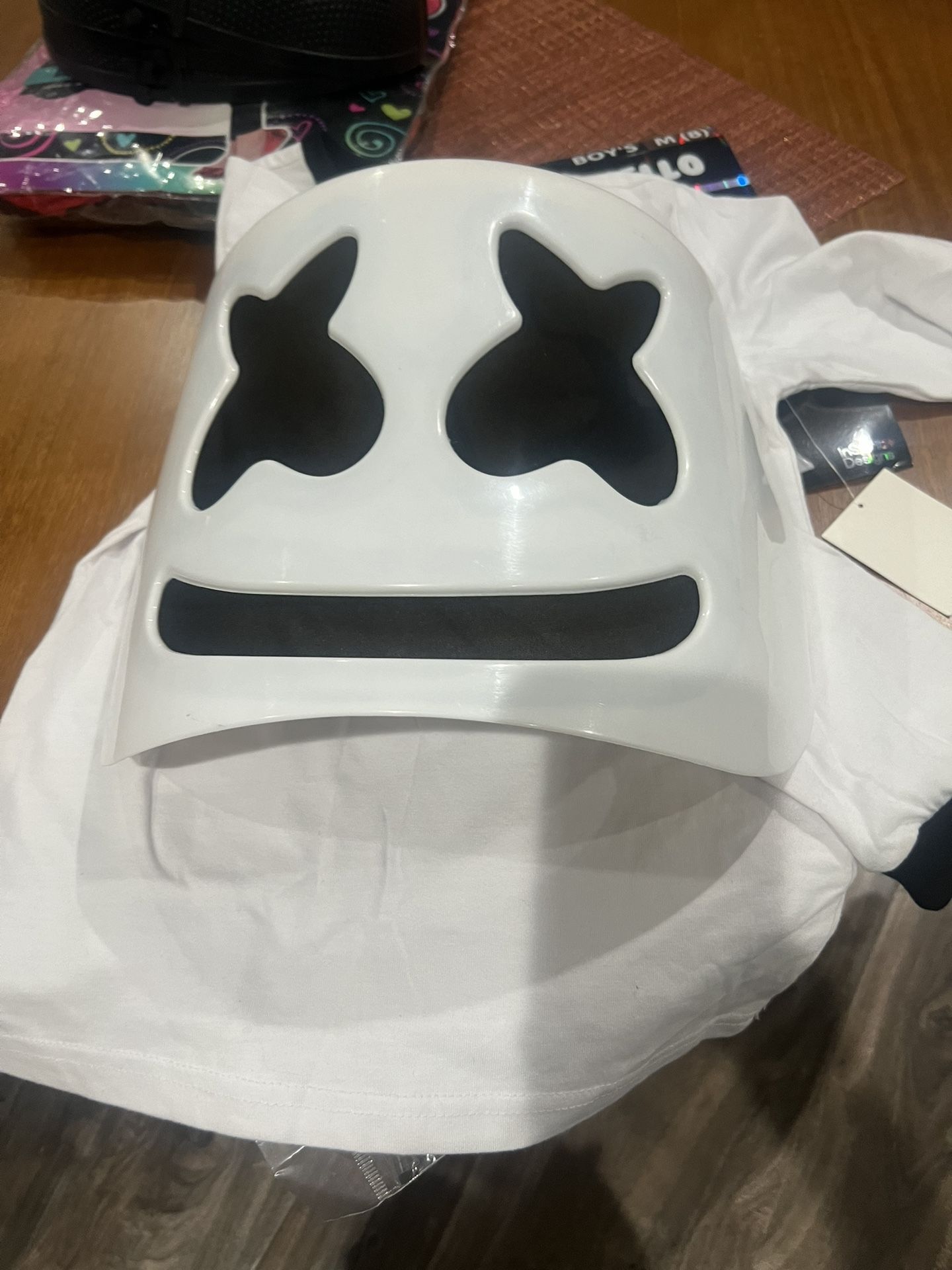 Marshmello Costume Child 8-10 Medium
