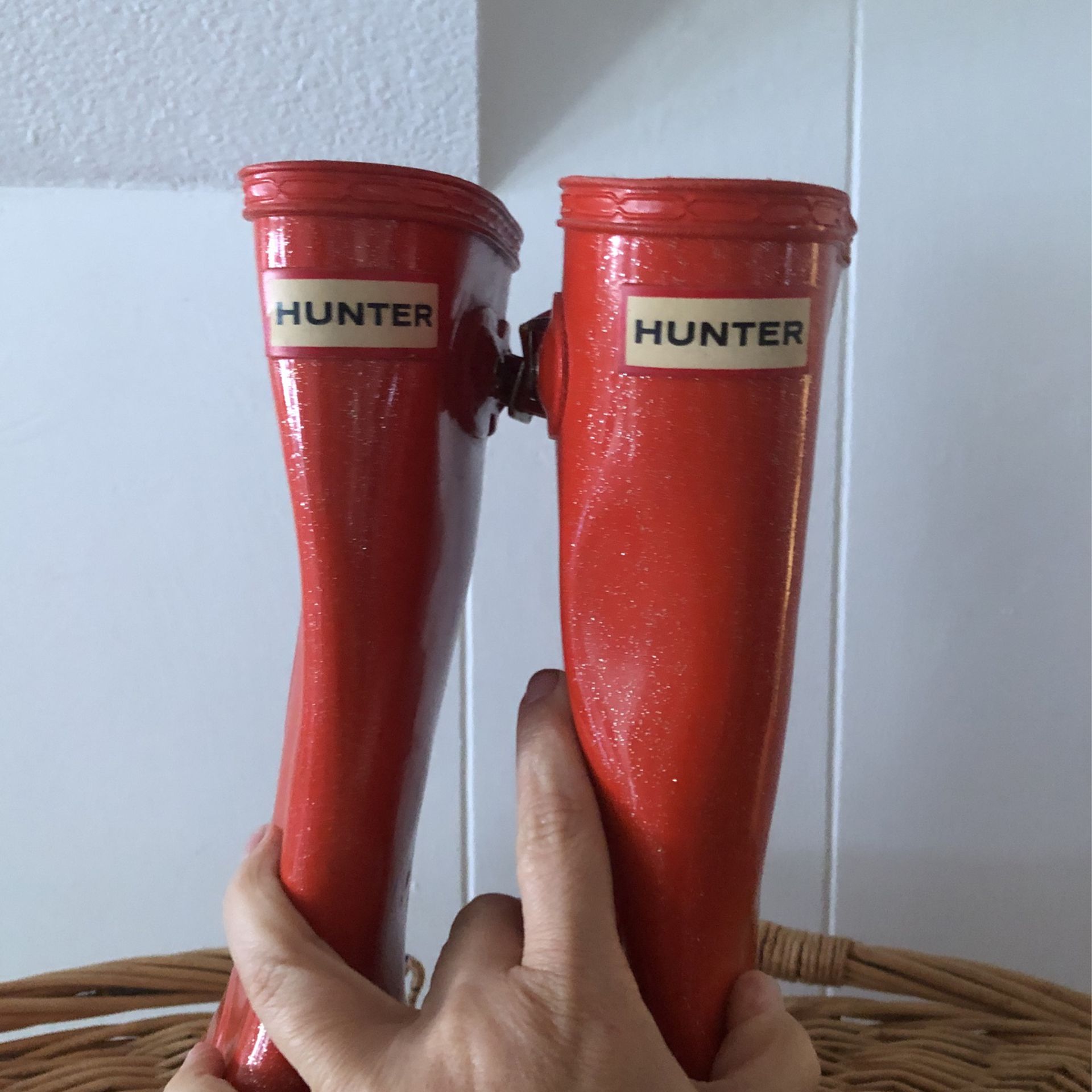 Hunter Red Boots Size 2