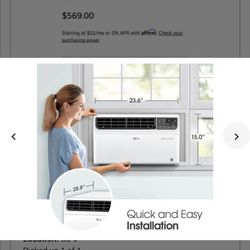 LG Air Conditioner New For $300
