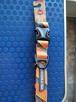 LG dog collar and Med padded harness