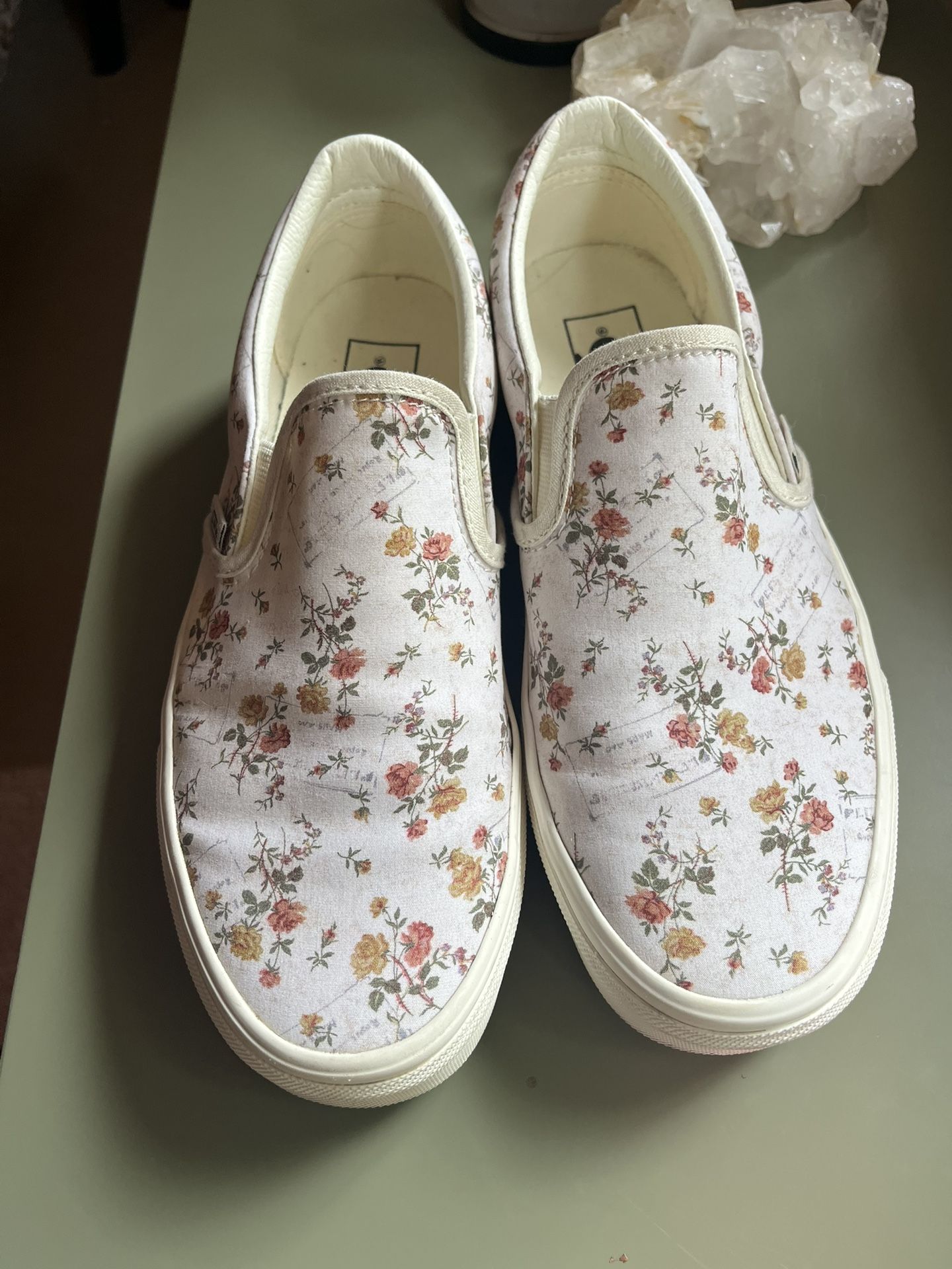 Floral Vans Shoes