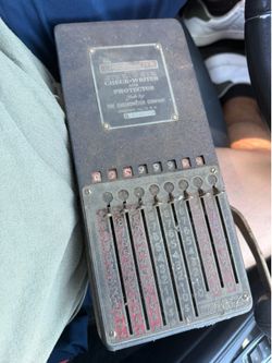 Vintage Check Writing Machines – Checkometer & Paymaster Ribbon Writer