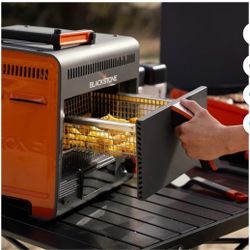 Blackstone Adventure Ready Freidora de Aire Portátil con Propano 4 Cuartos, Gris y Naranja, 18 W, Cable de 3 Pies