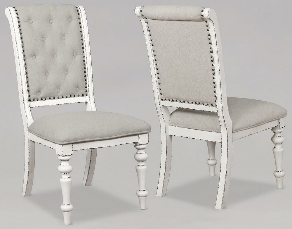 Bardot White/Brown Extendable Dining Set