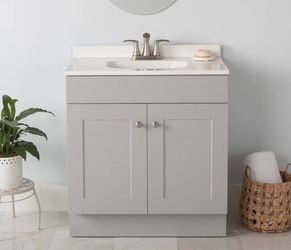 30 inch bathroom vanity with top brand new in the box