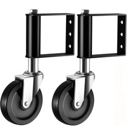 Ronlap Gate Caster Wheels for Wooden Gate, 220 Lbs, 5 Inches, 2 Pack