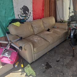 Leather Couch 