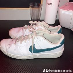 Green Nike Low Tops 