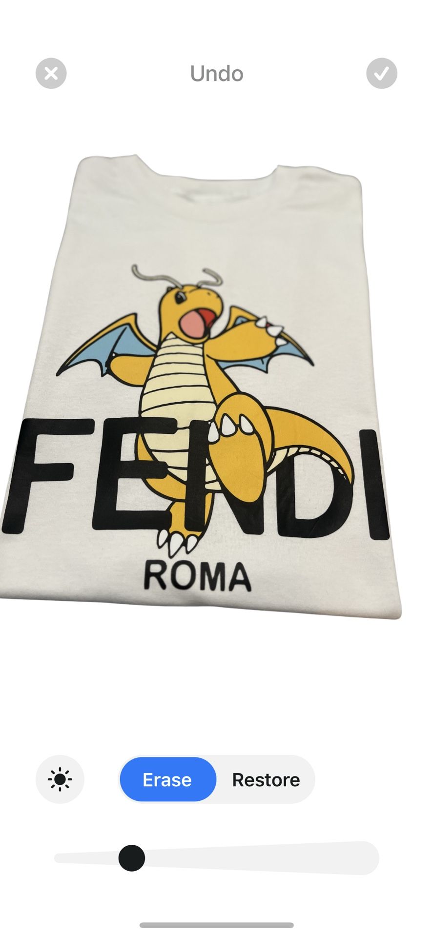 Fendi Pokémon Dragonite FRGMT Shirt Large