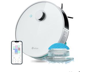 fant N3 Robot Vacuum and Mop Combo, Precision Mapping with Lidar & dToF Sensors, Max 4000Pa Suction, Ultrasonic Carpet Detection, Robotic Vacuum Clean