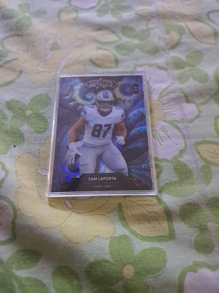 Football Card (Sam LaPorta) Detroit Lions